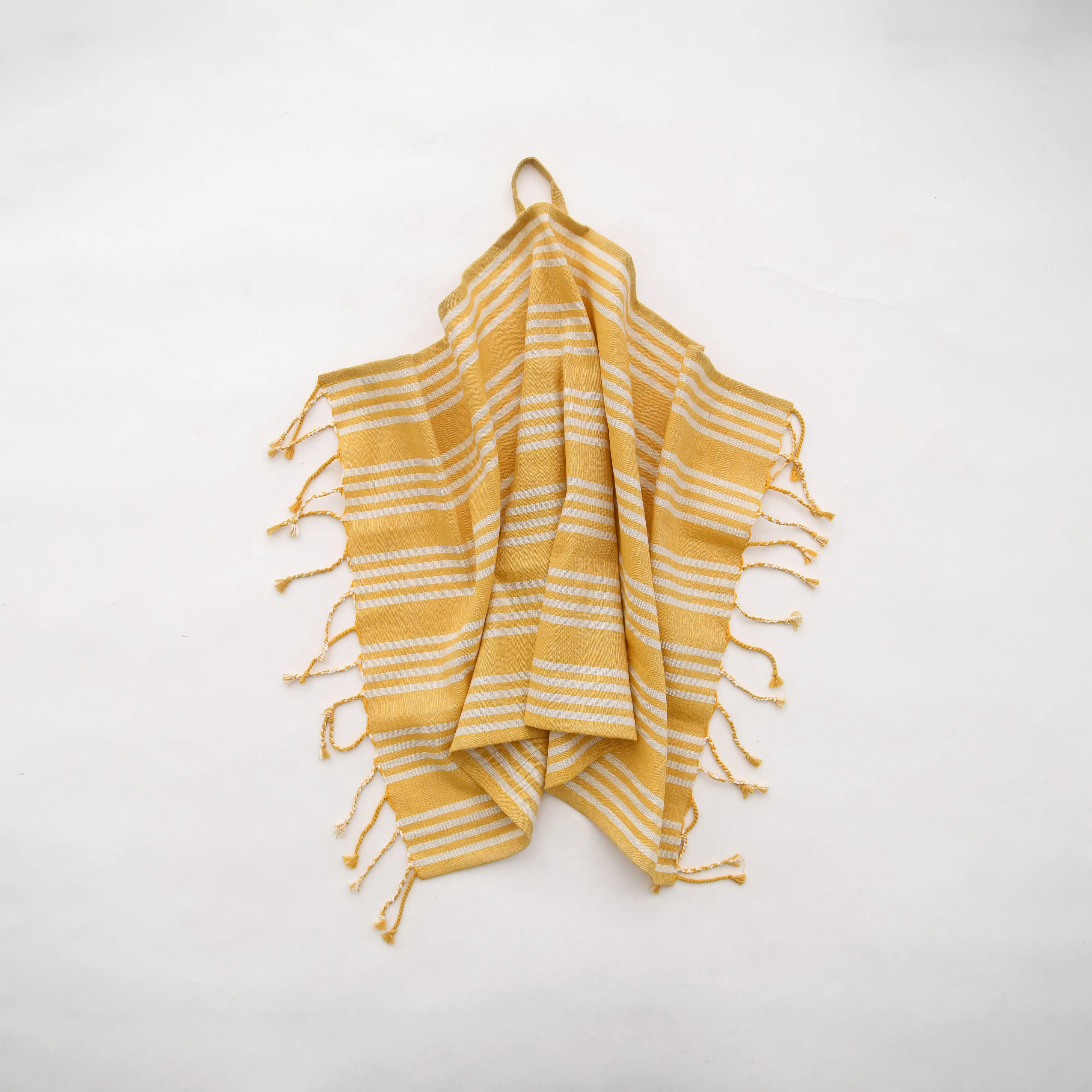 New! Spring Linen   Cotton Ticking Hand Towel