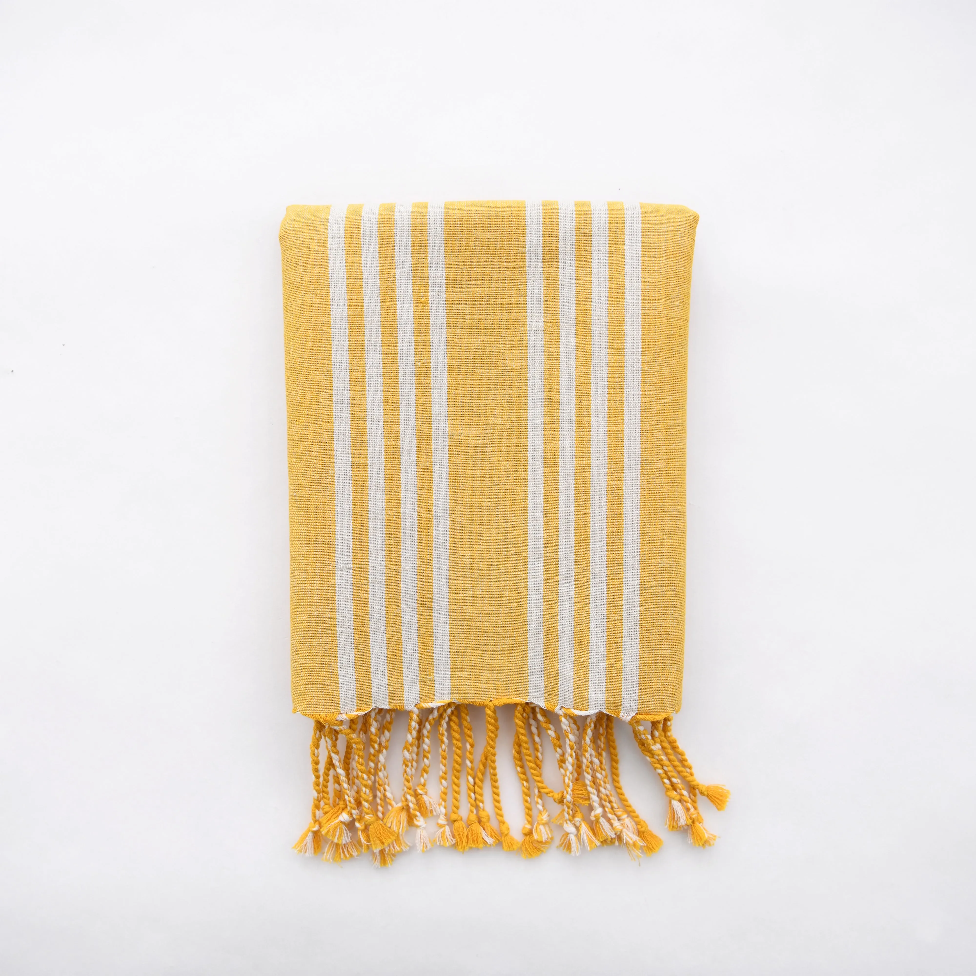 New! Spring Linen   Cotton Ticking Hand Towel