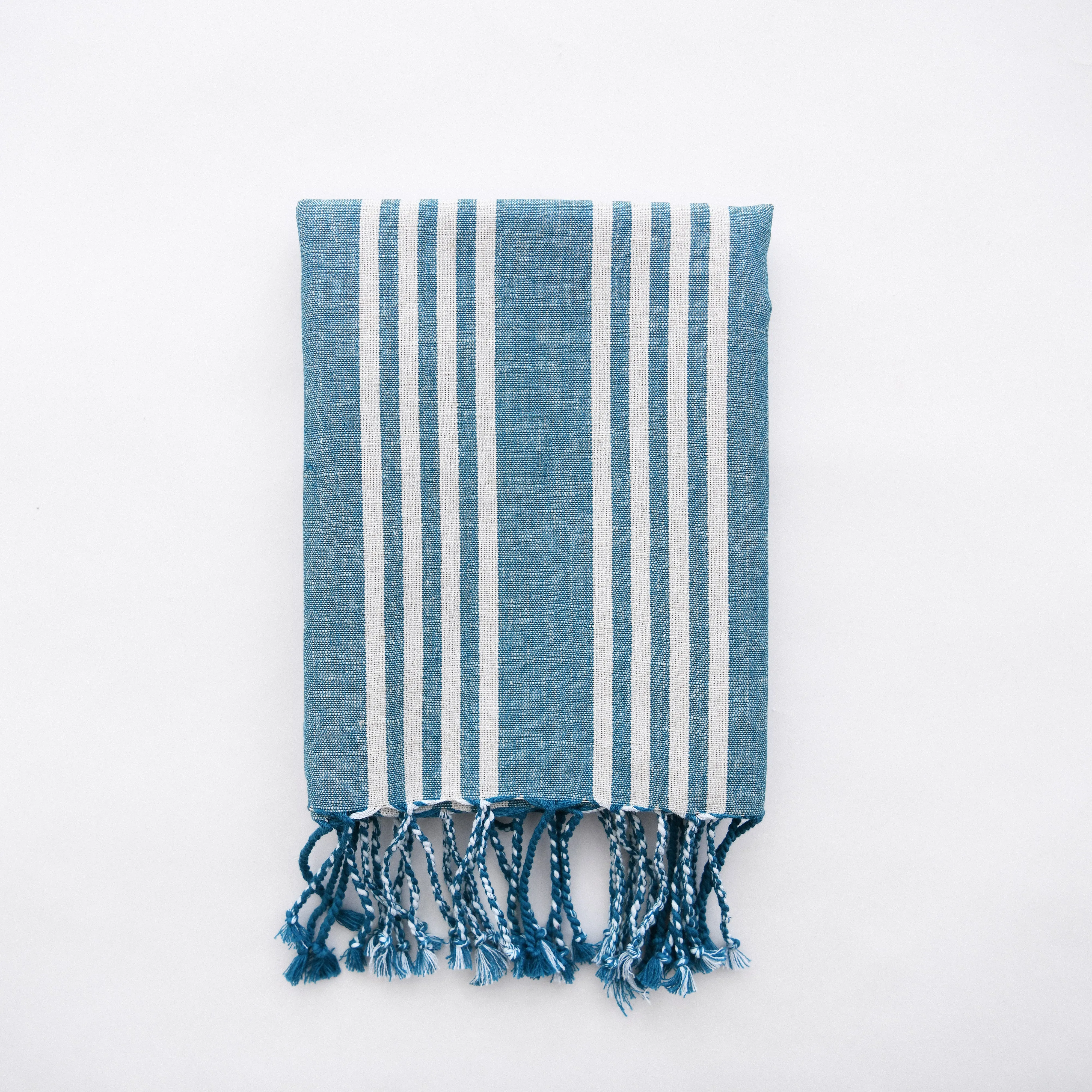 New! Spring Linen   Cotton Ticking Hand Towel