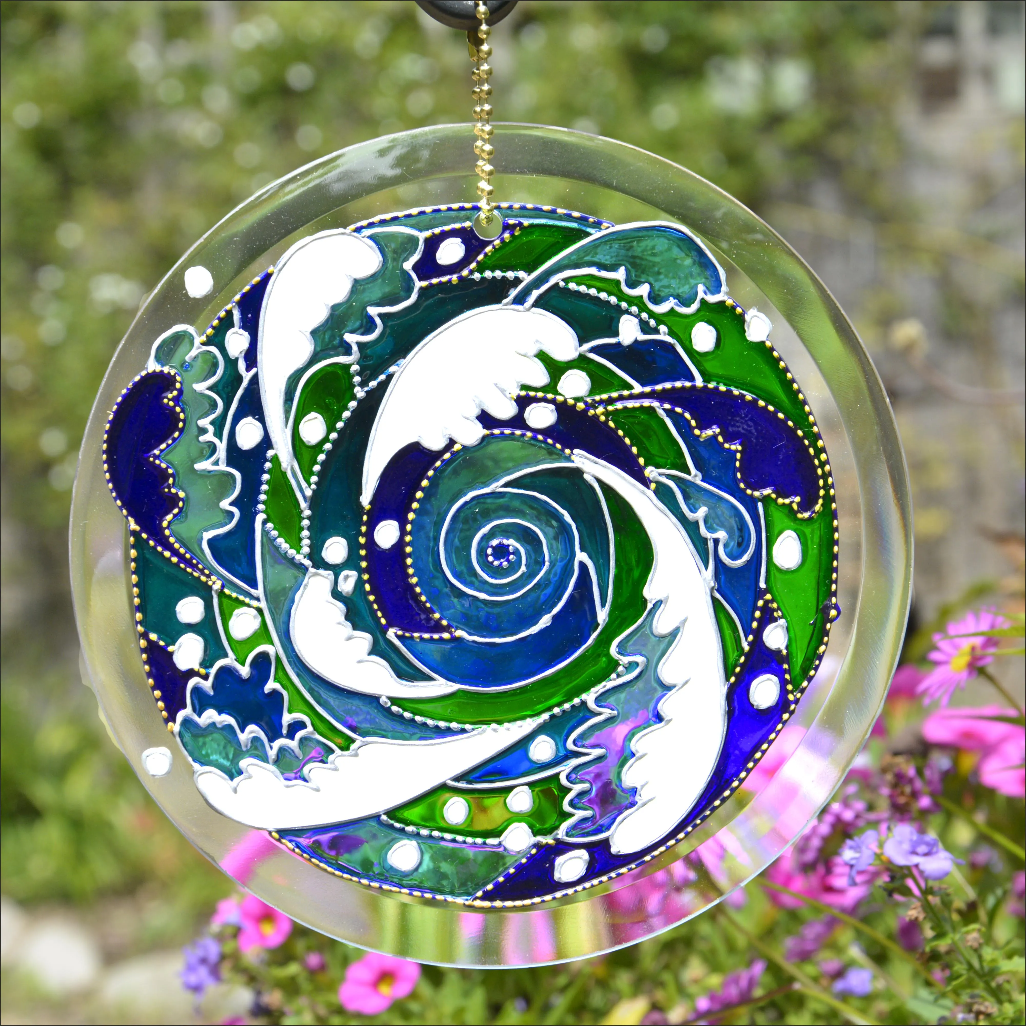 Oriental Whirlpool Suncatcher