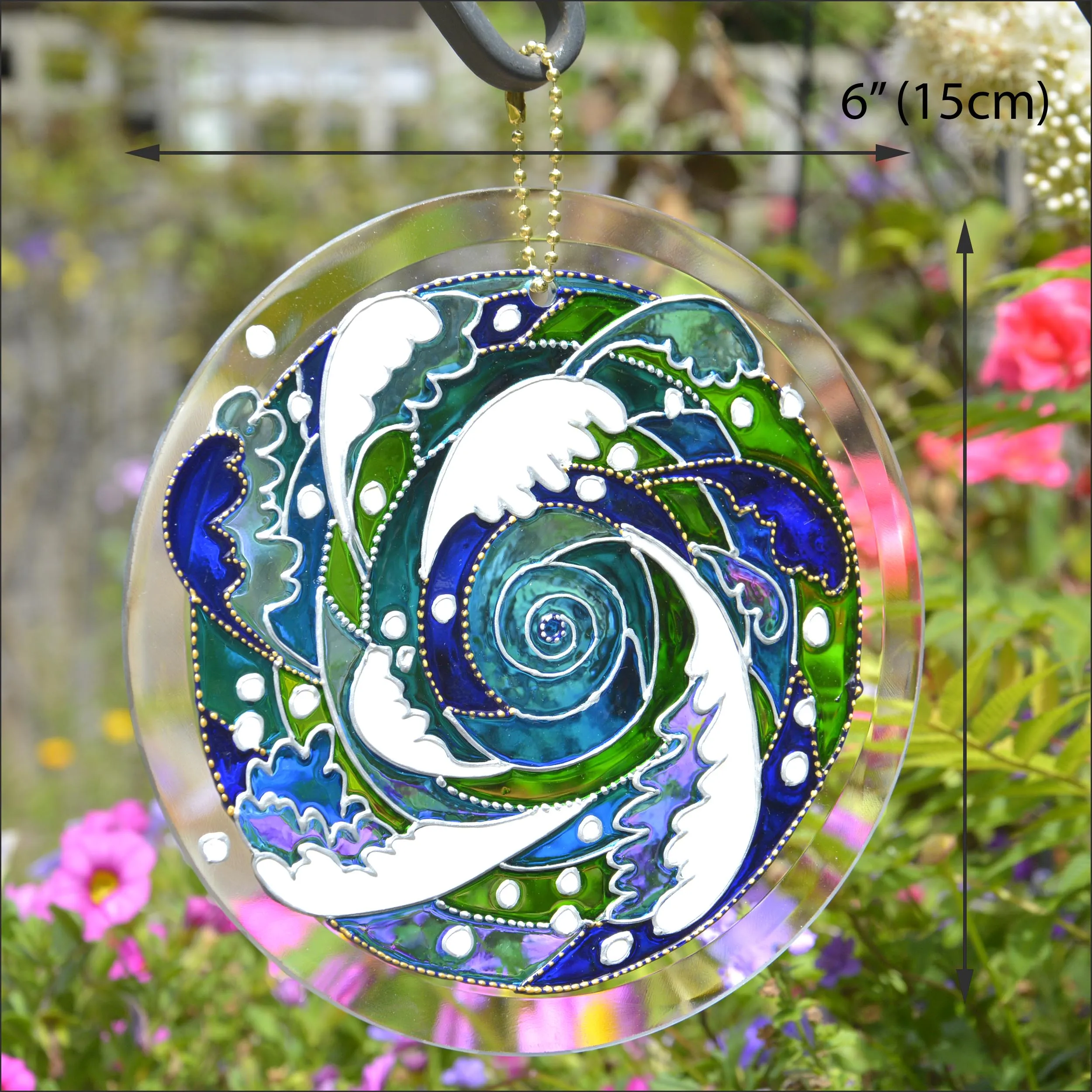 Oriental Whirlpool Suncatcher