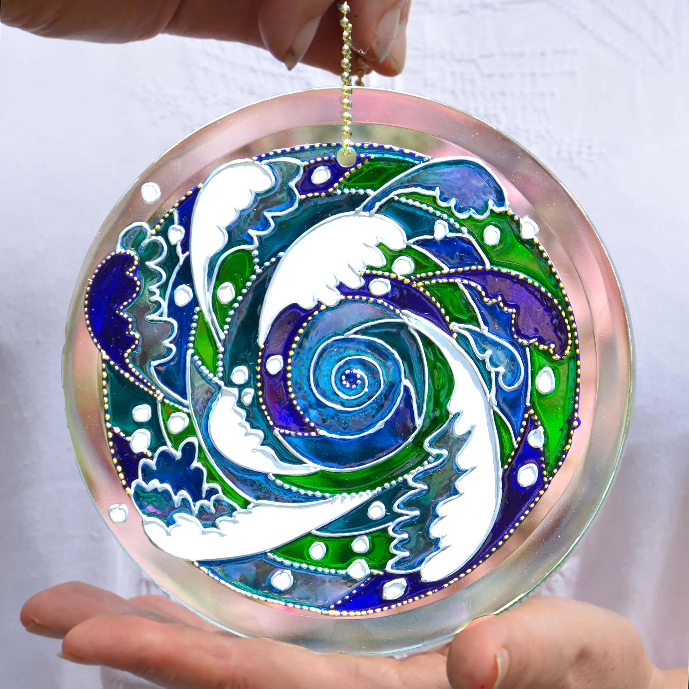 Oriental Whirlpool Suncatcher