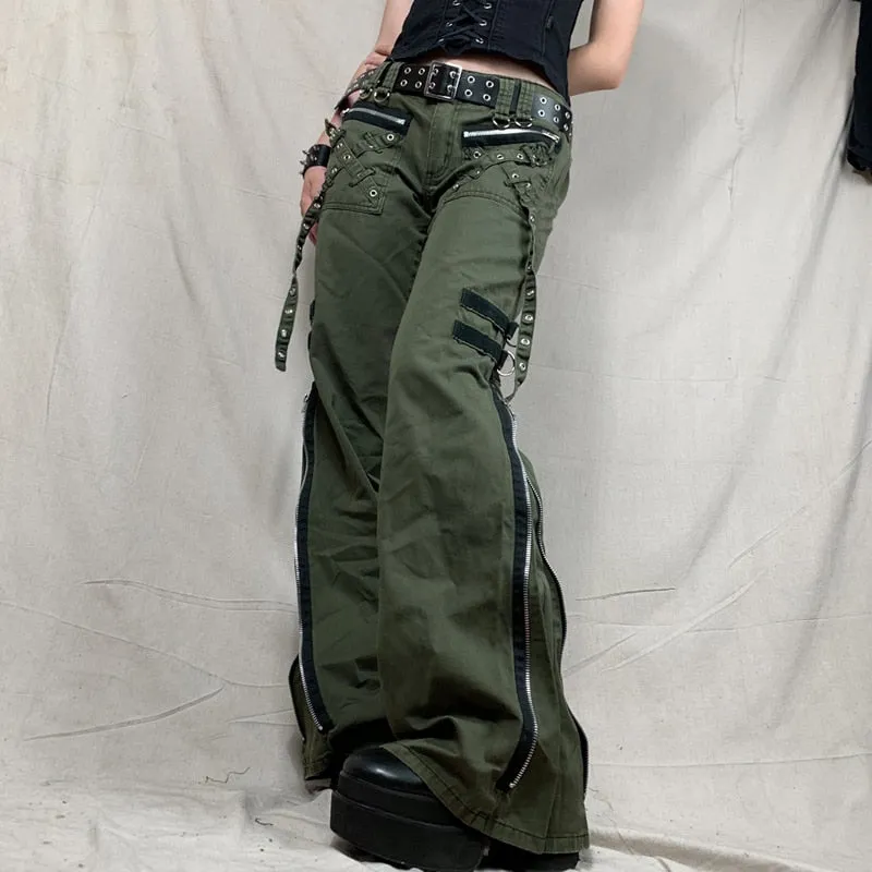 Pants Gothic Punk Baggy Vintage