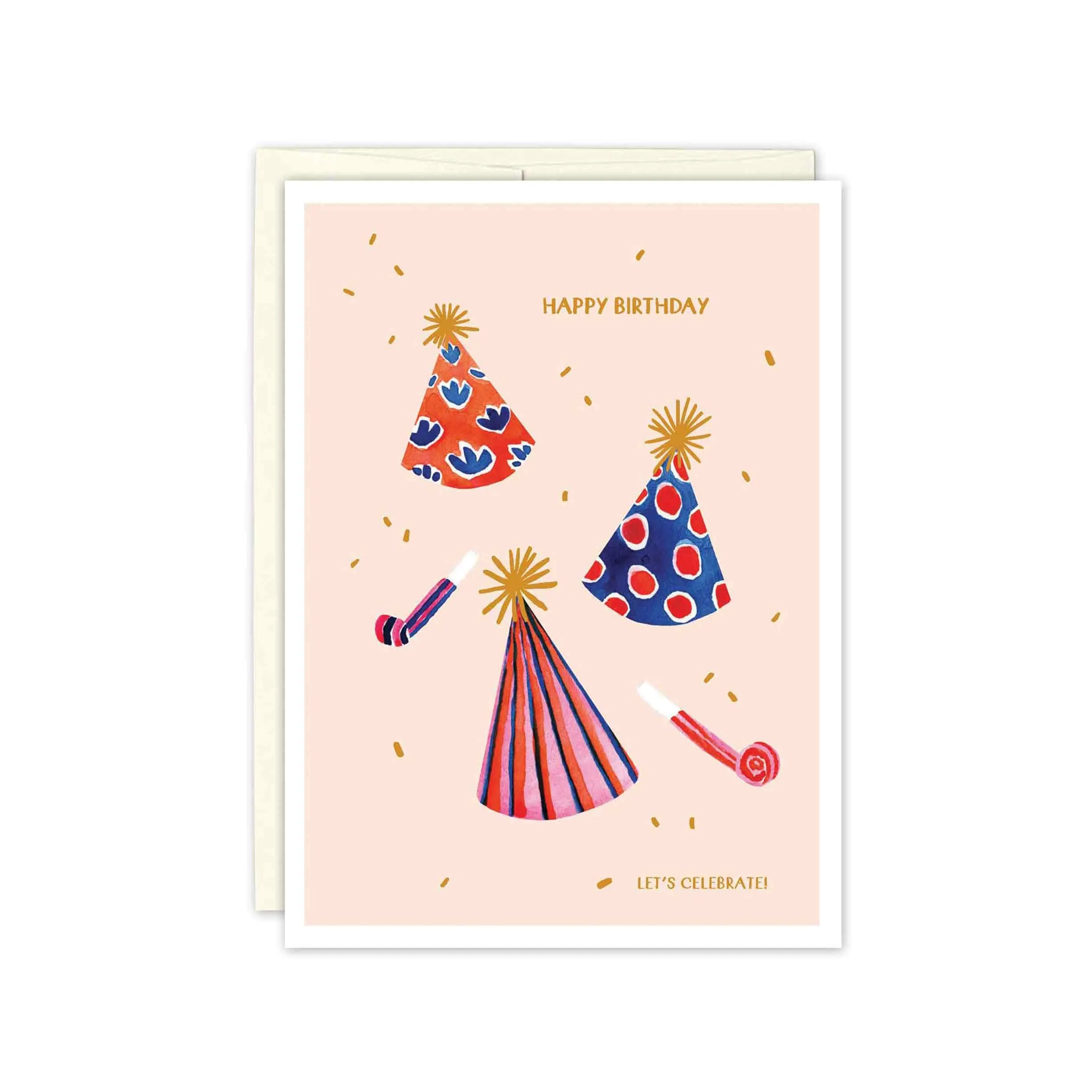 Party Hats Birthday Card