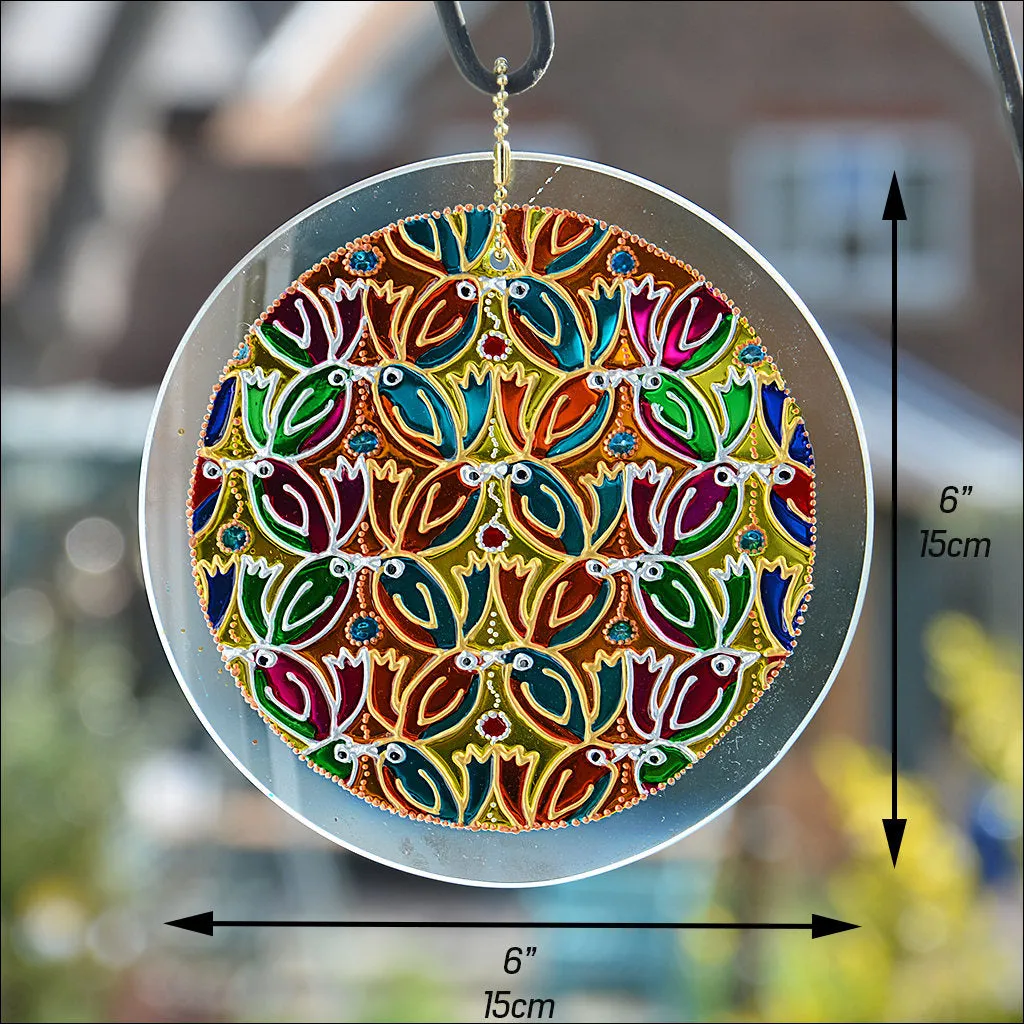 Rainbow Birds Suncatcher