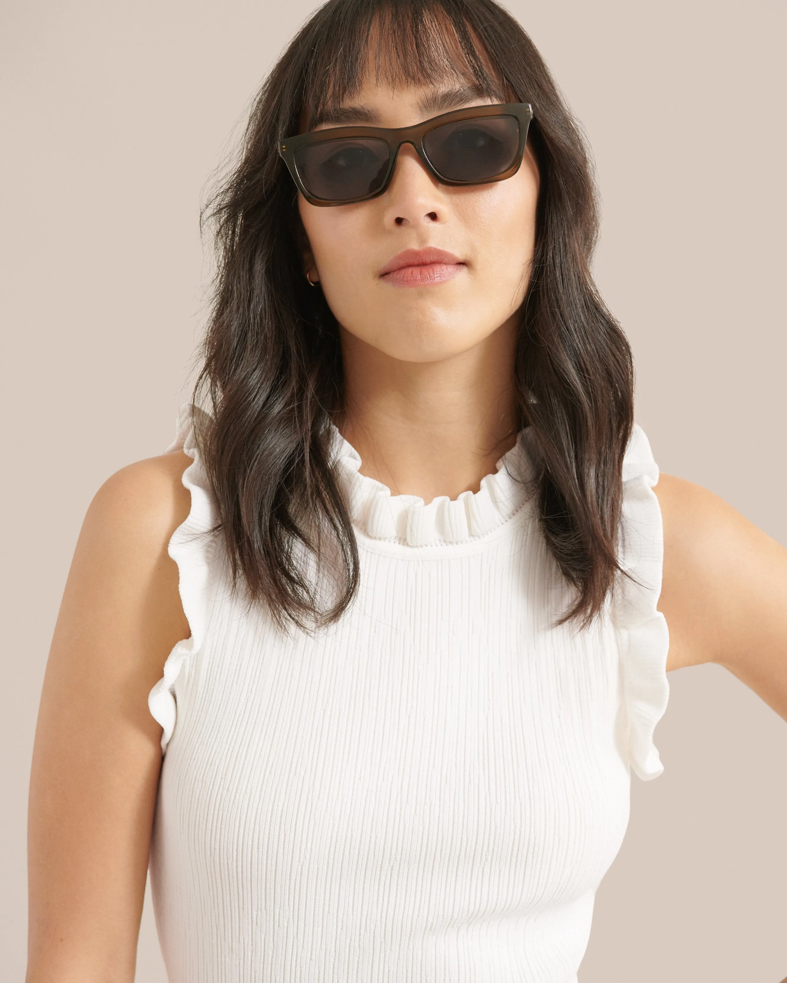 Rectangular Gradient Sunglasses