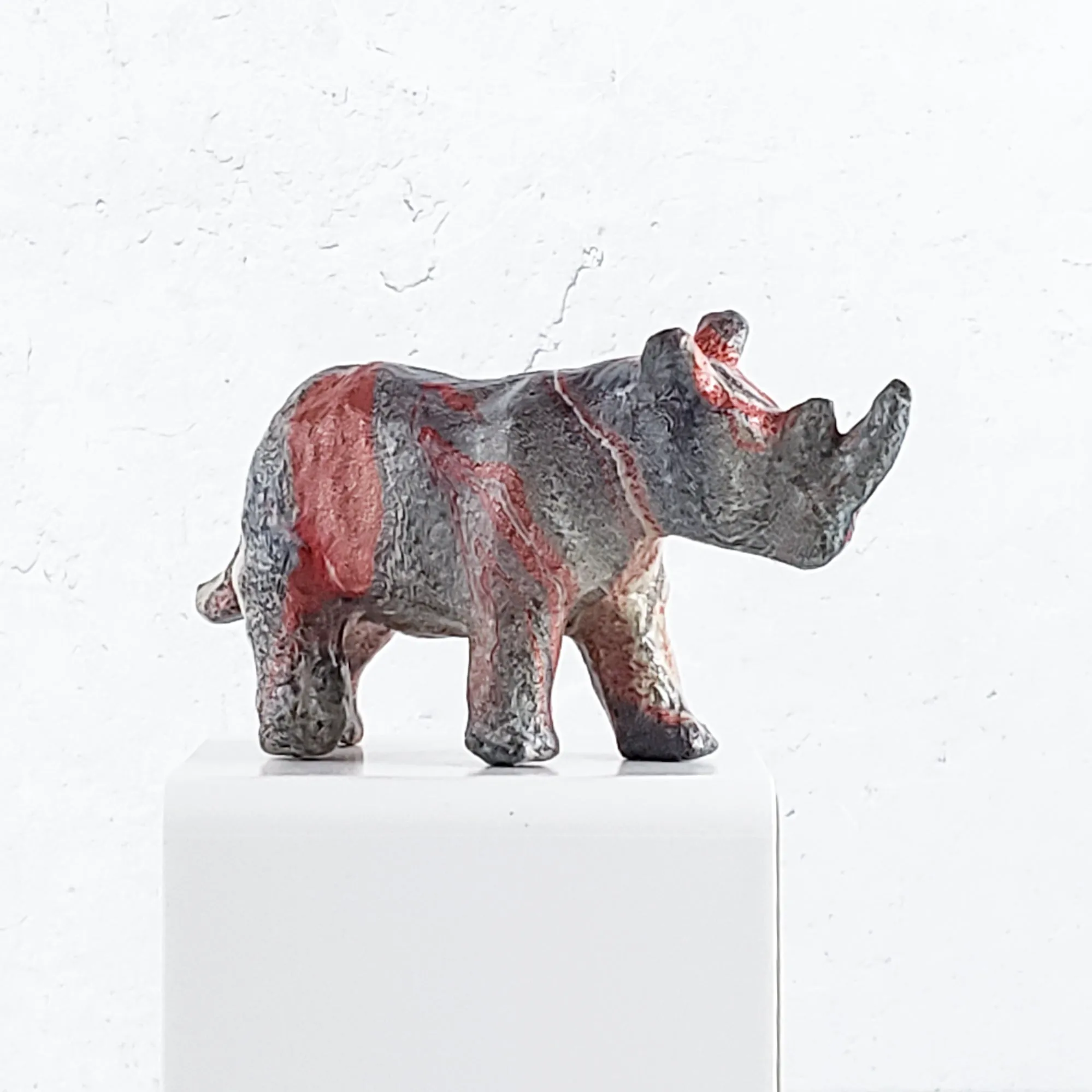 Rhino Ornament OR Figurine by Pat K. Thomas