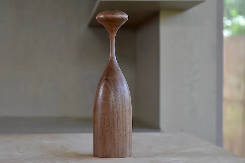 Serratus Pepper Mills in Black Walnut and White Oak