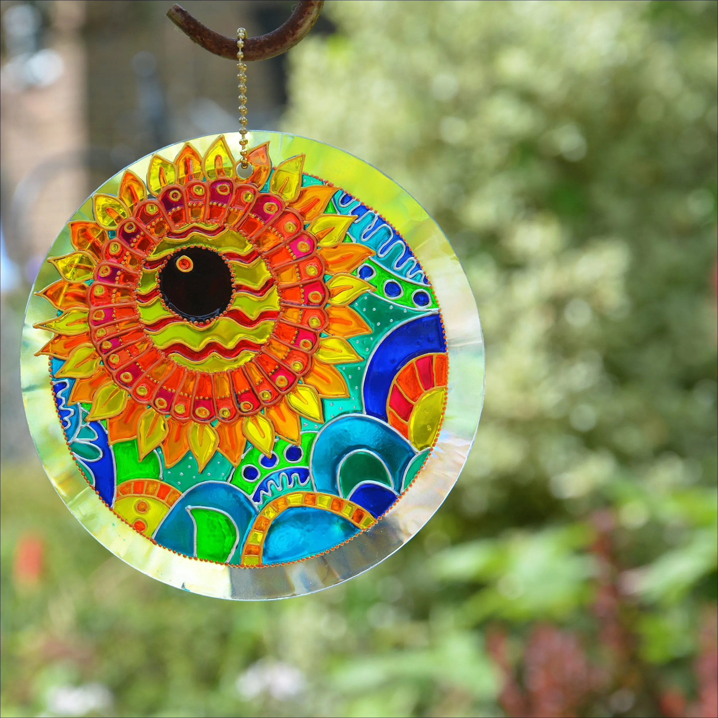 Shining Sunflower Suncatcher