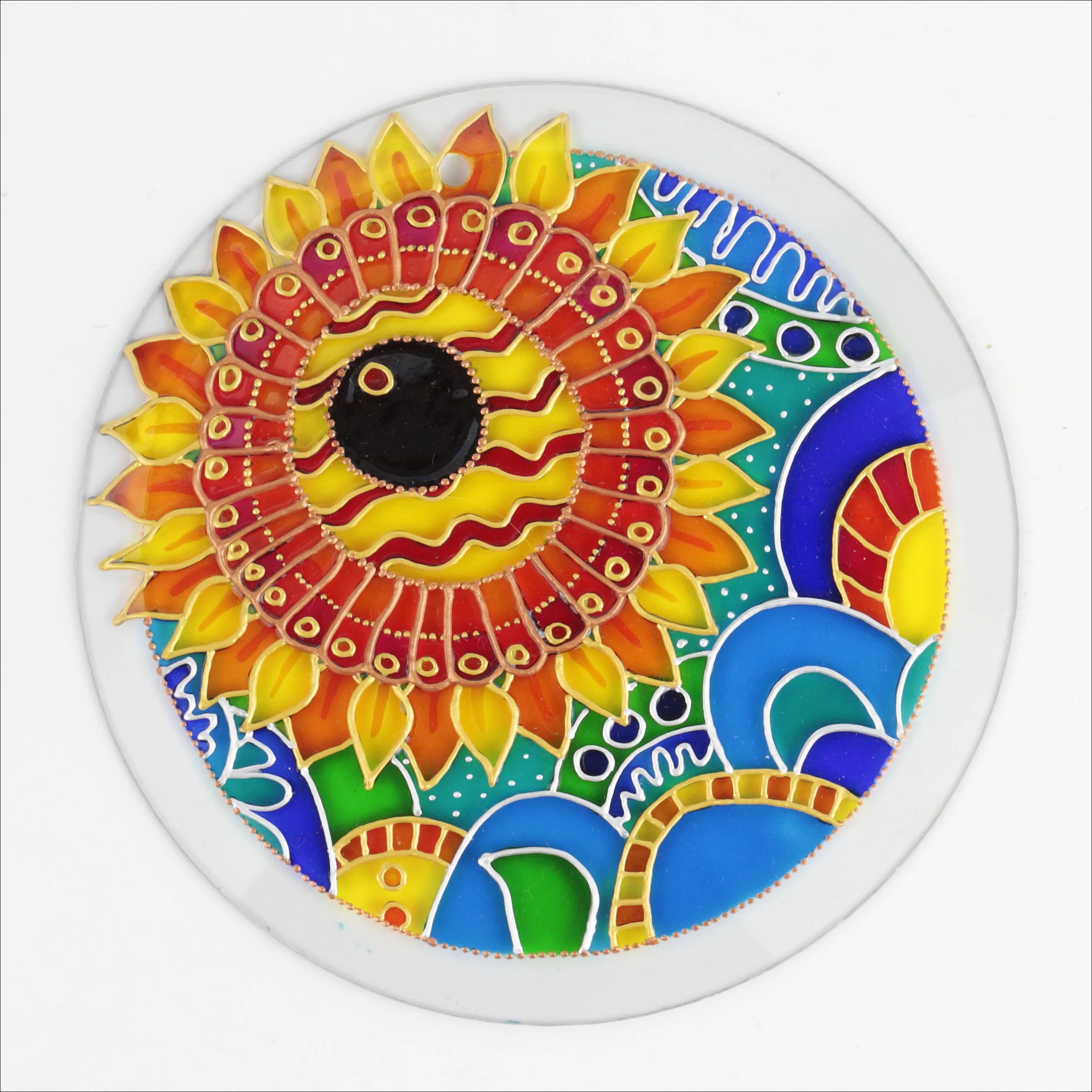 Shining Sunflower Suncatcher