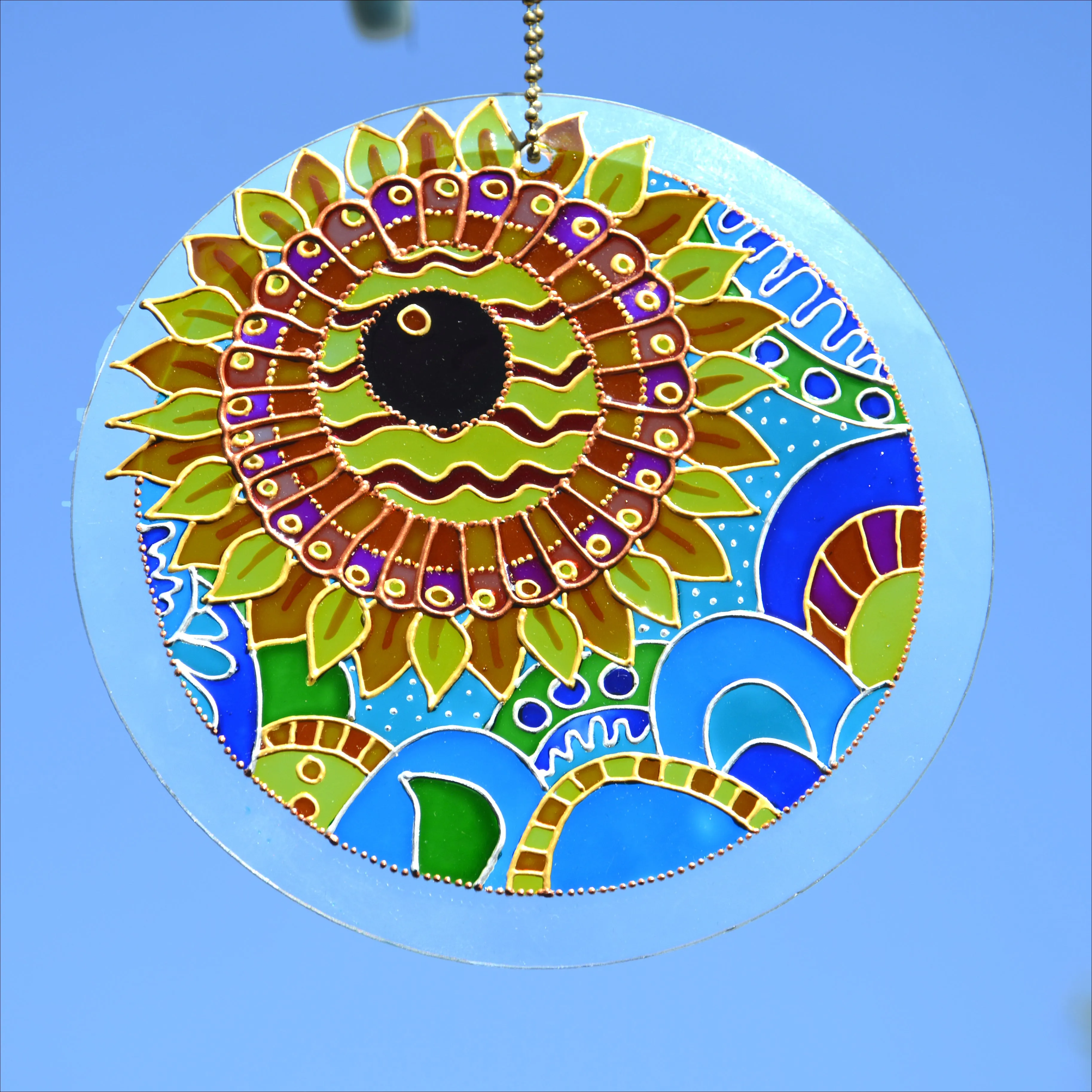 Shining Sunflower Suncatcher