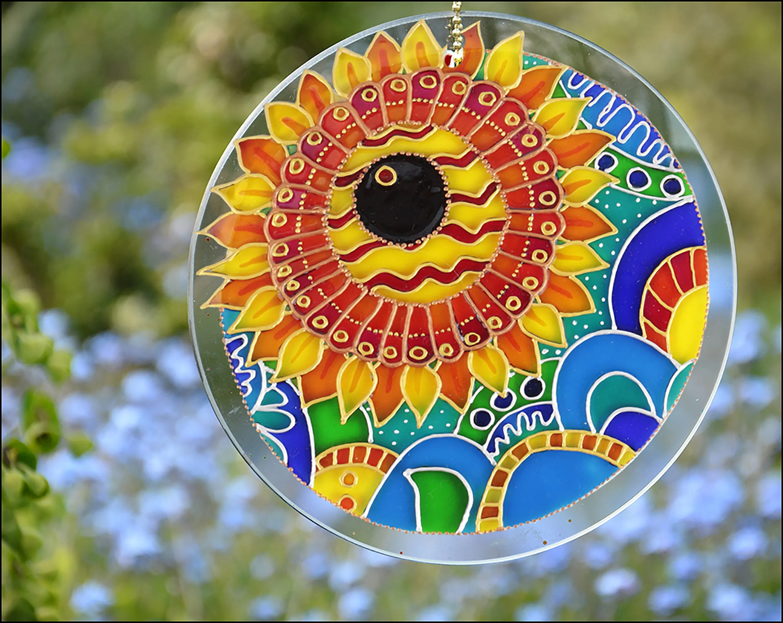 Shining Sunflower Suncatcher