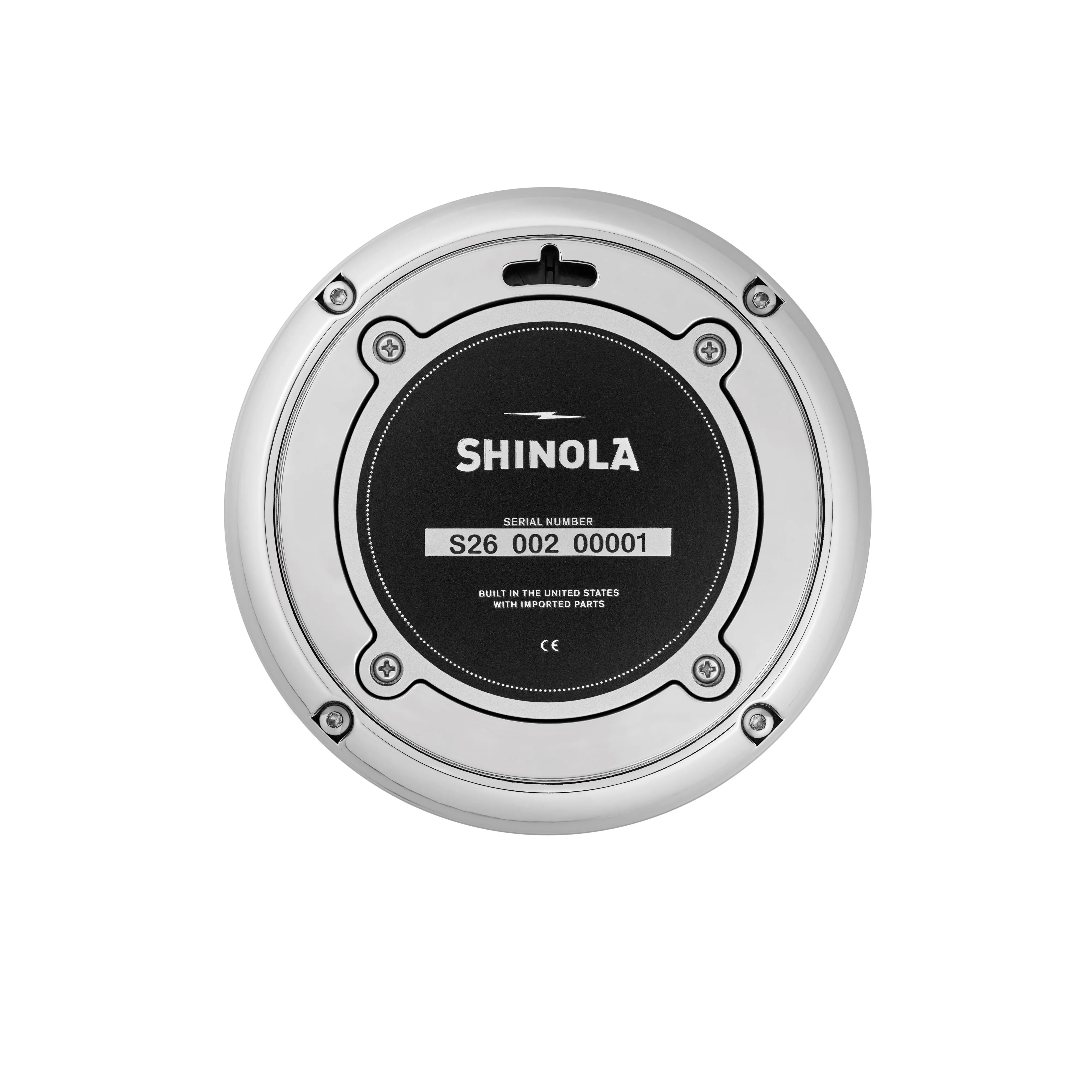 Shinola RunWell 6" Desk Clock