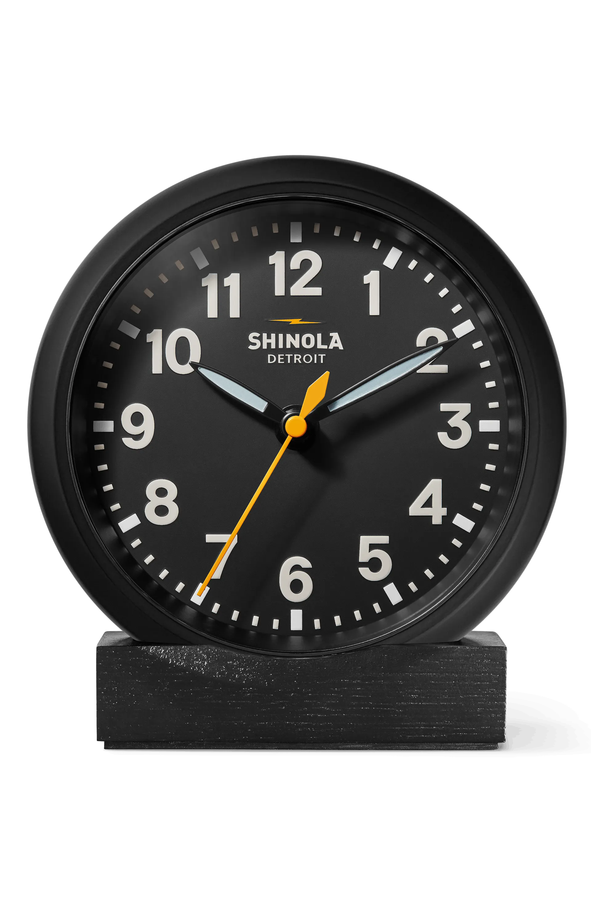 Shinola RunWell 6" Desk Clock