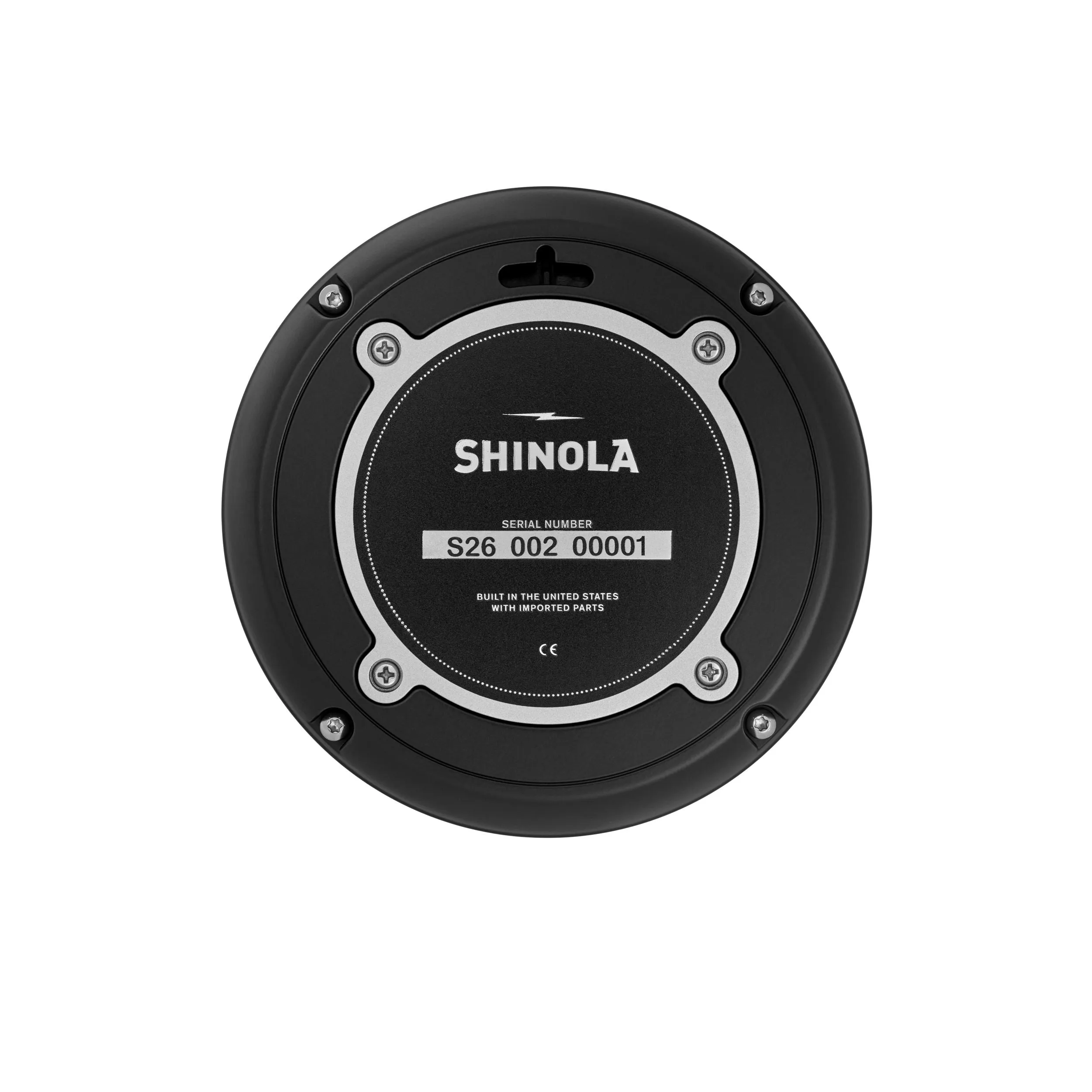 Shinola RunWell 6" Desk Clock