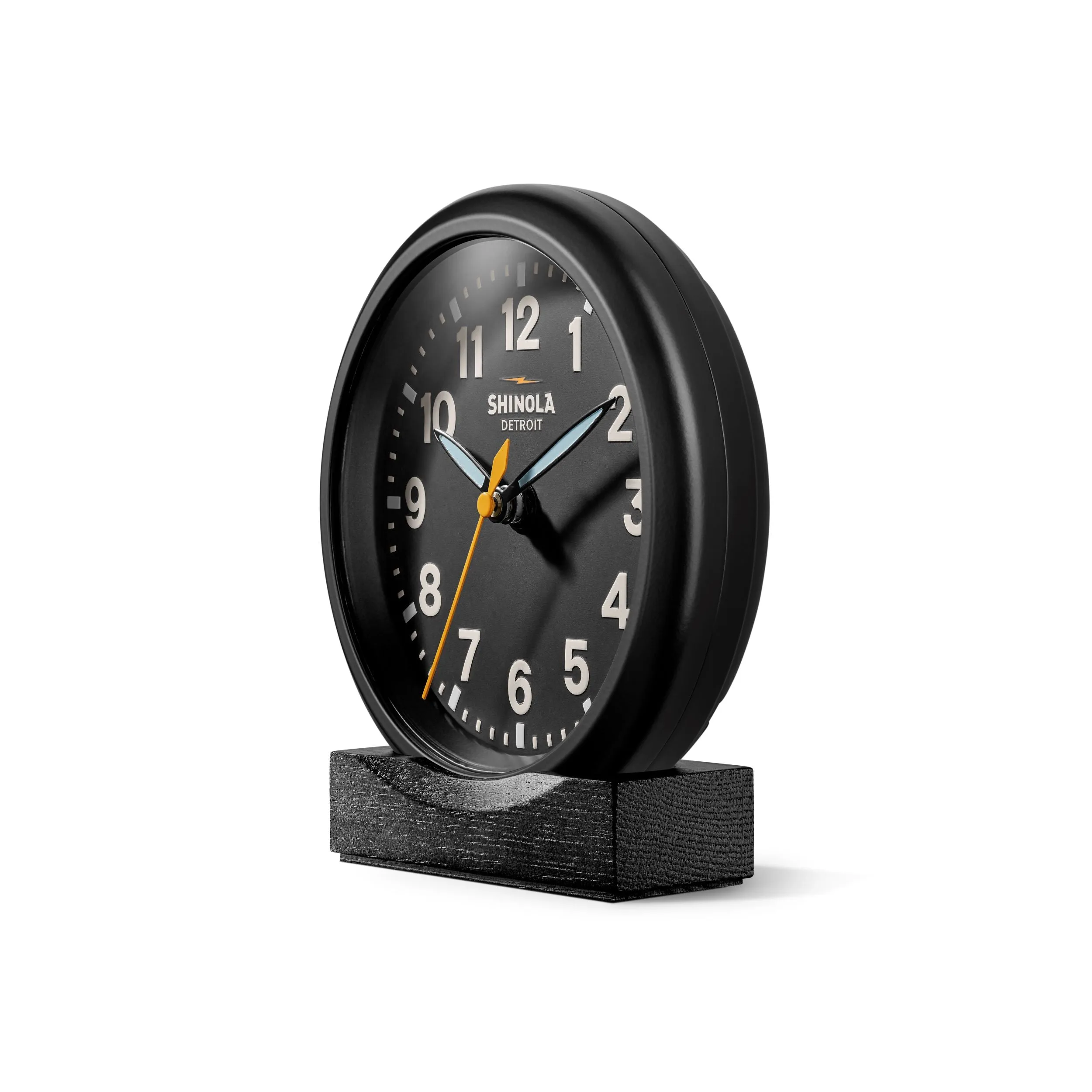 Shinola RunWell 6" Desk Clock