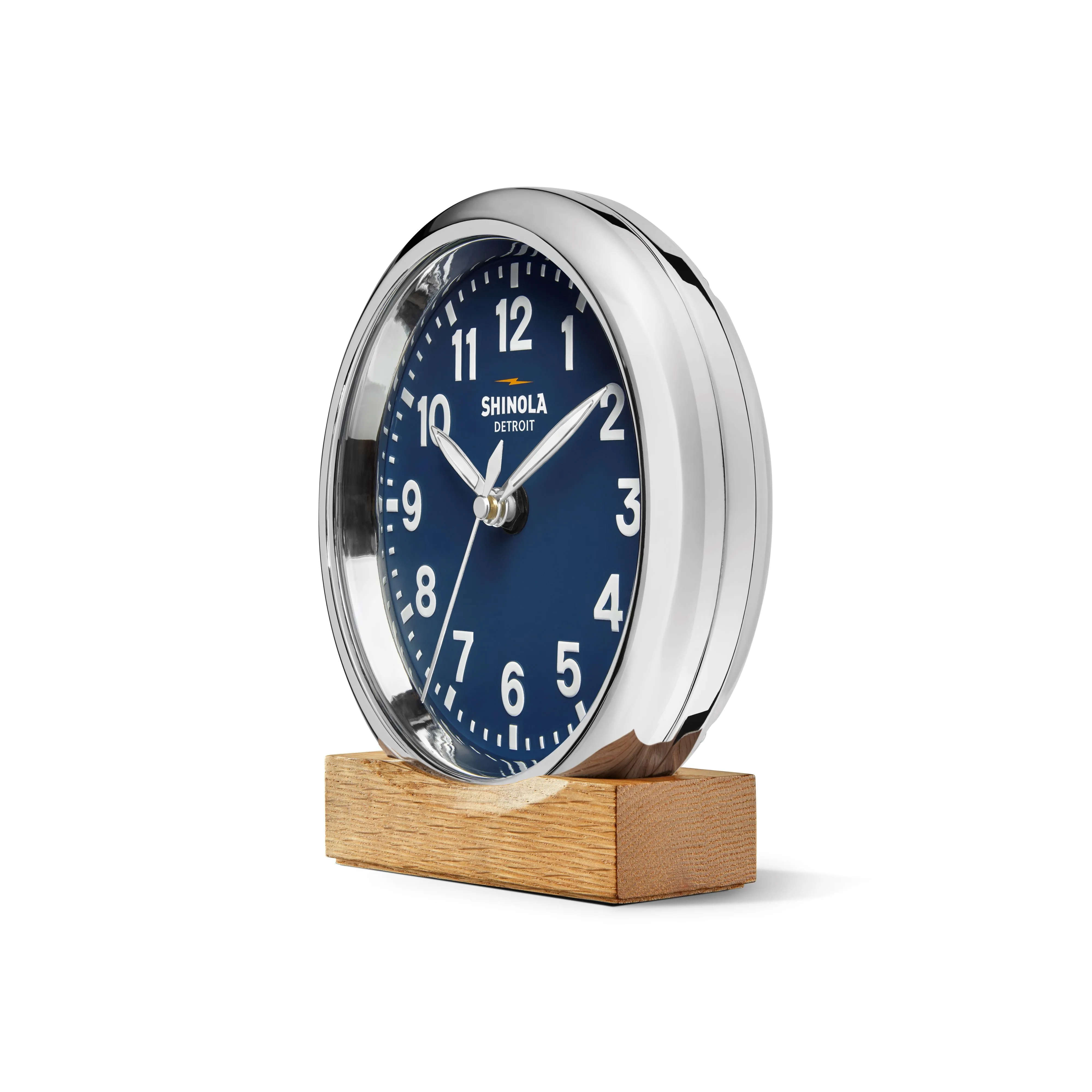 Shinola RunWell 6" Desk Clock