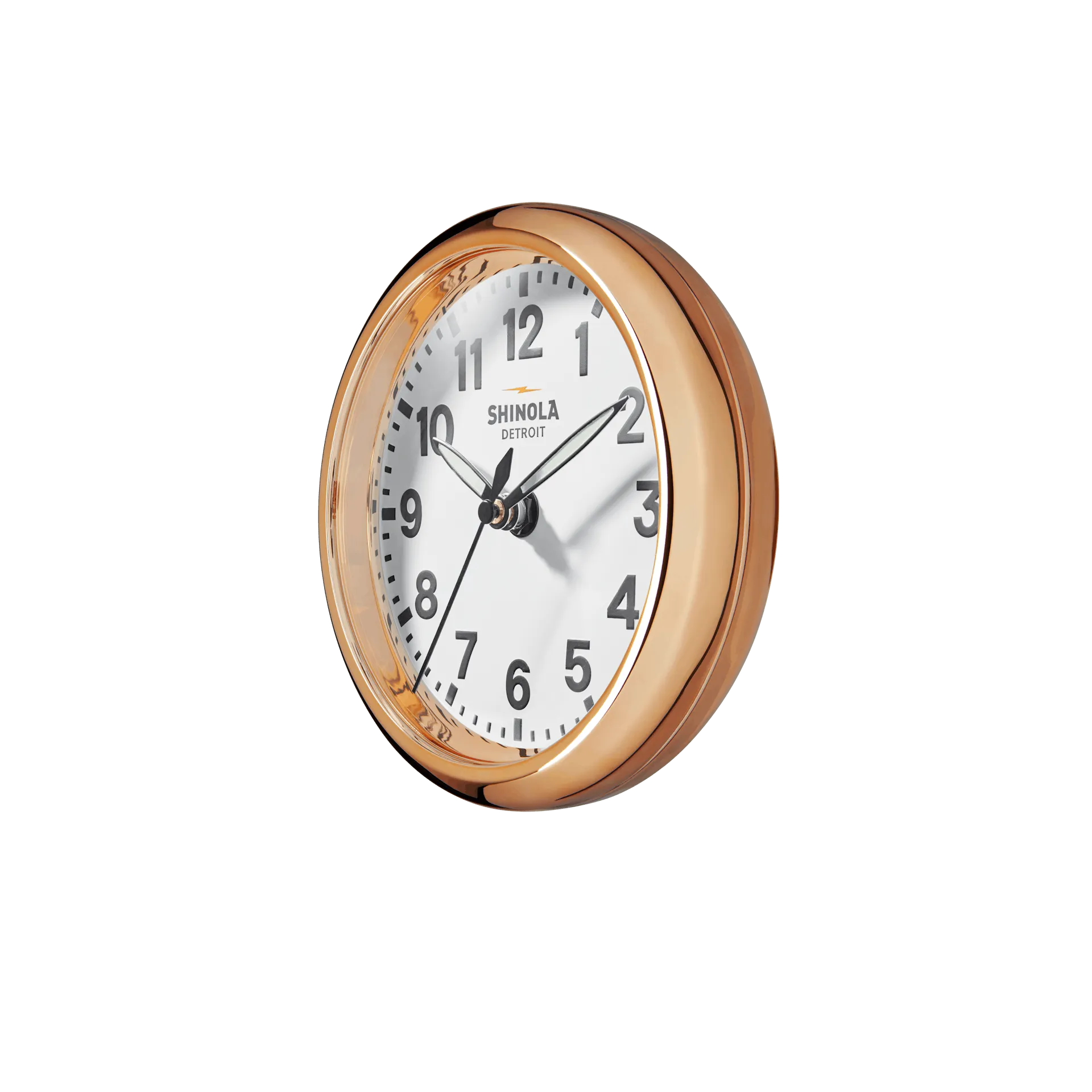 Shinola RunWell 6" Desk Clock