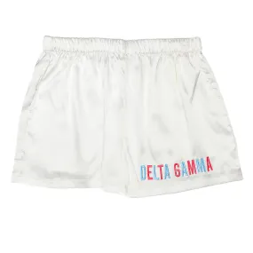 Sorority Satin PJ Shorts