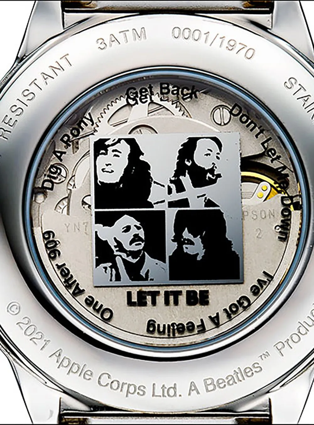 THE BEATLES LET IT BE 50TH ANNIVERSARY ROOFTOP CONCERT TRIBUTE WATCH MADE IN JAPAN