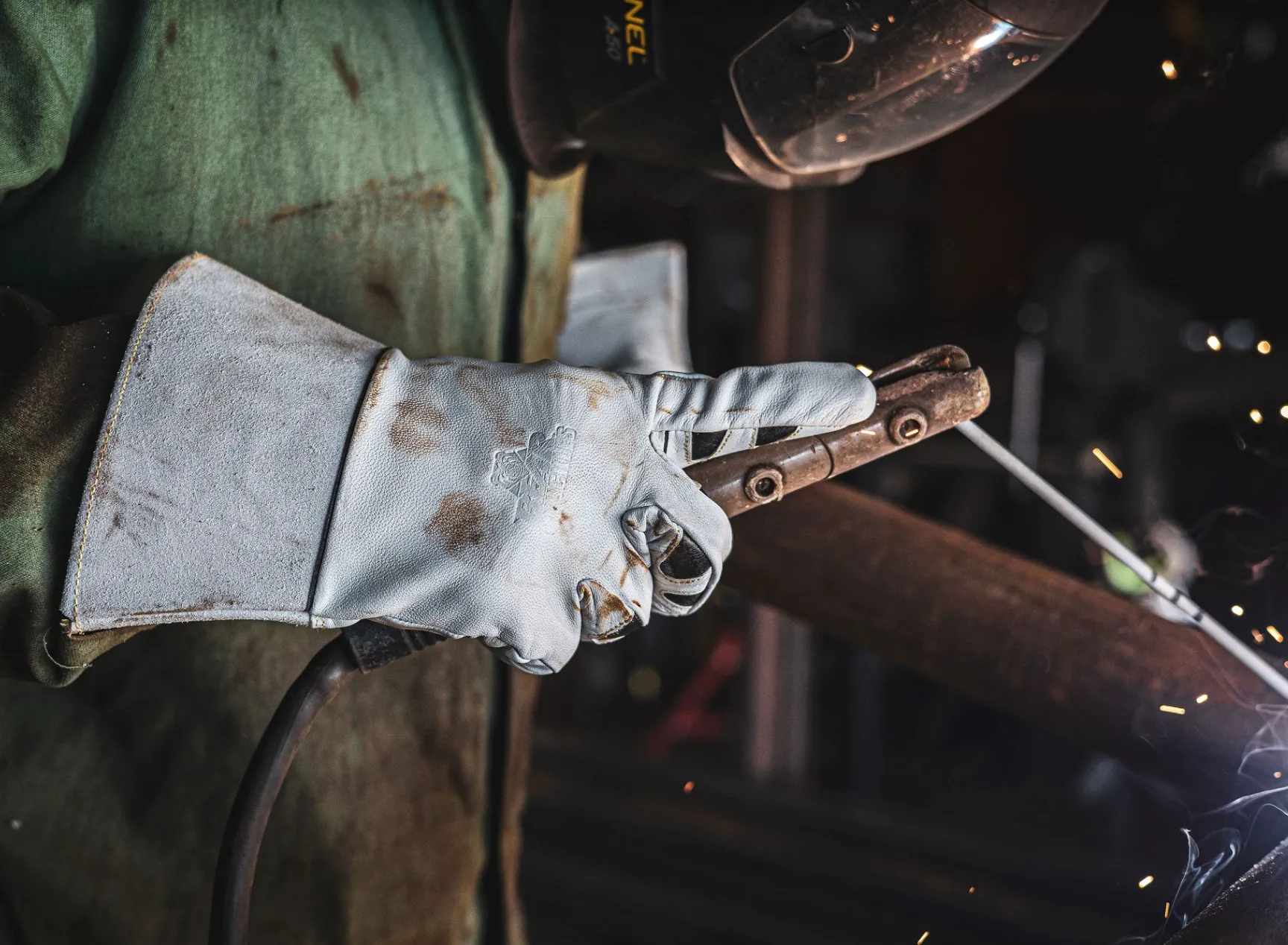 TIG Leather Goathide Welder Gloves - T255