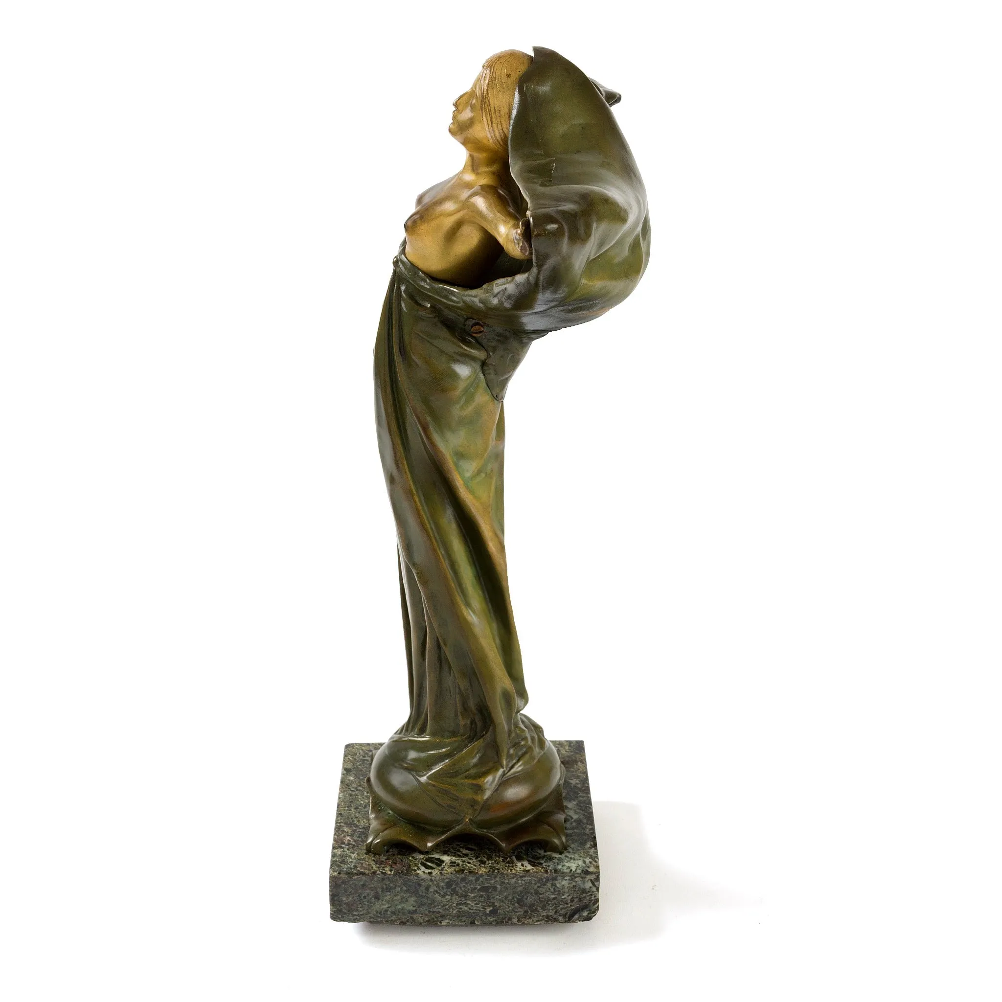 Victor Sabatier "Lit from Within" Illuminated Bronze Sculpture