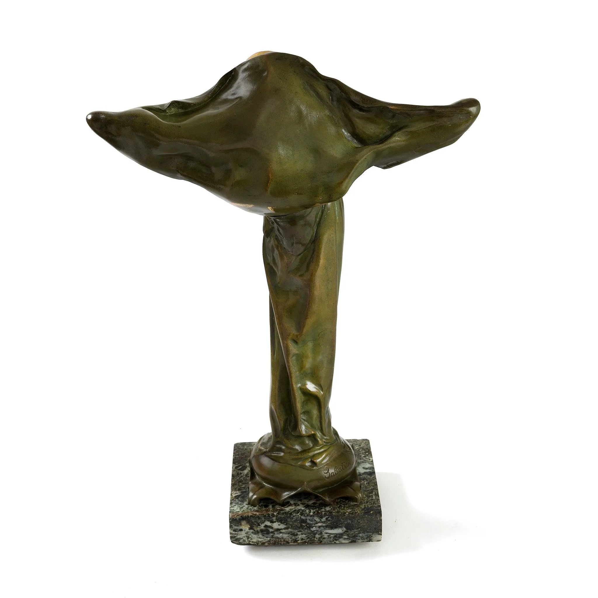 Victor Sabatier "Lit from Within" Illuminated Bronze Sculpture