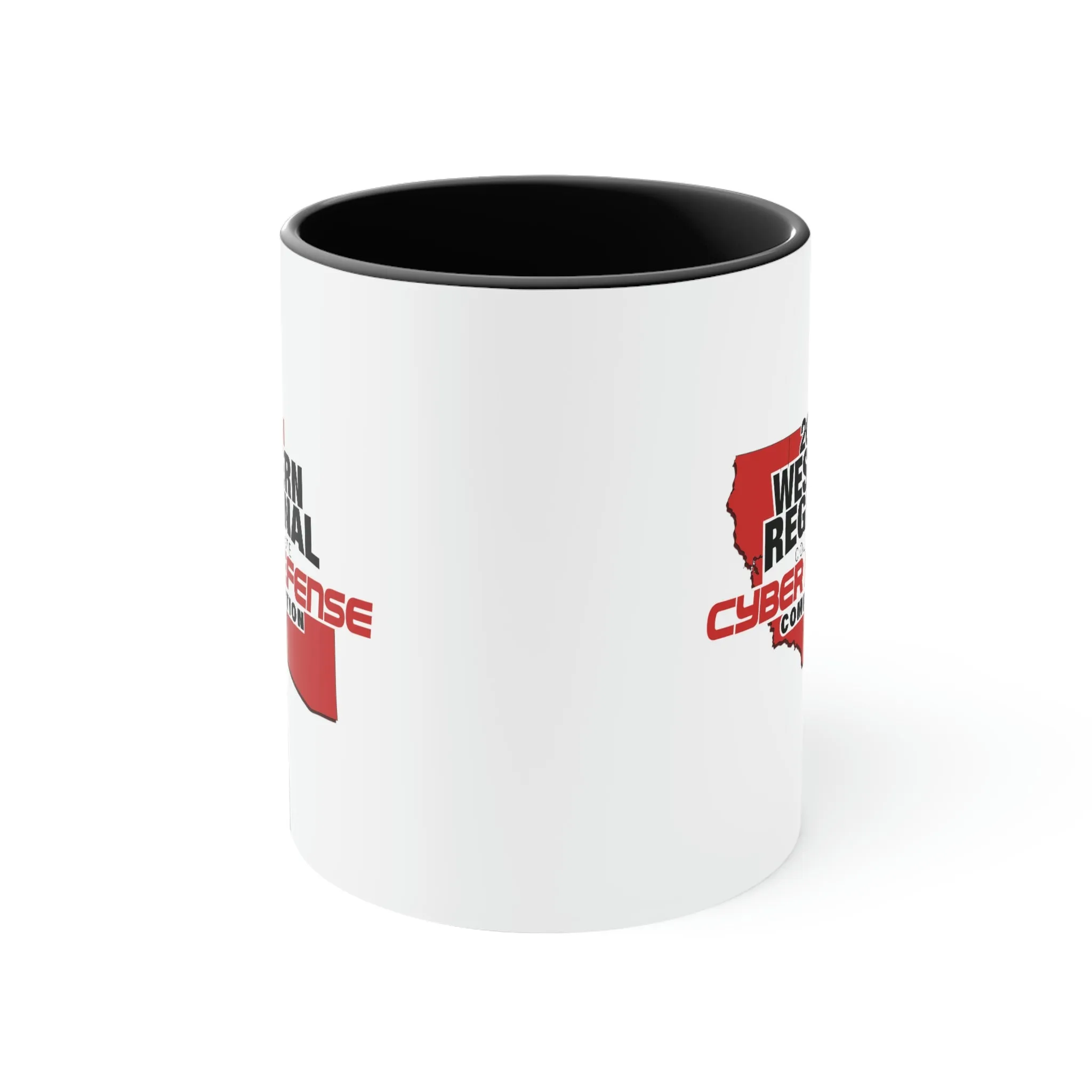 WRCCDC 2023 Competition Logo Accent Coffee Mug, 11oz